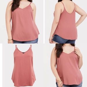 EUC stretch challis cami